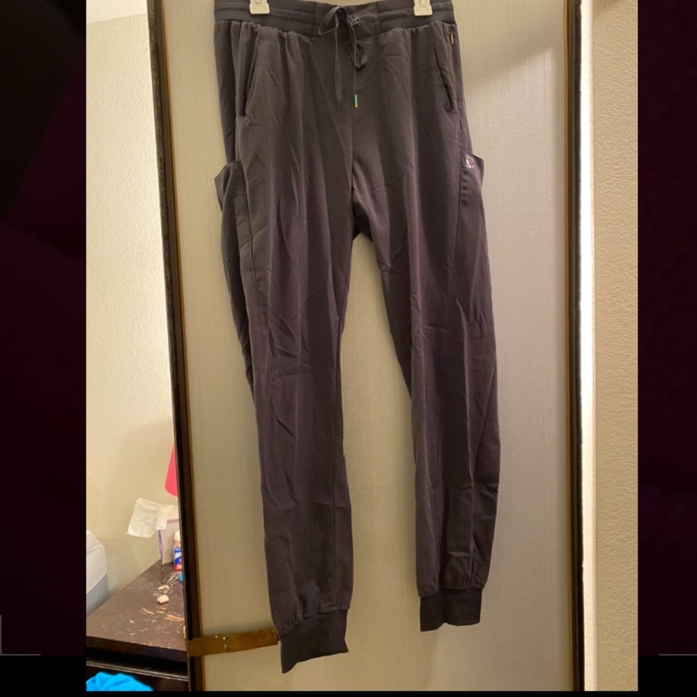 Jogger scrub bottoms Pewter